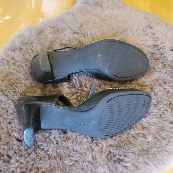 Hush Puppies Black Size 9.5M with 2.5inch  Heel - Picture 8 of 9